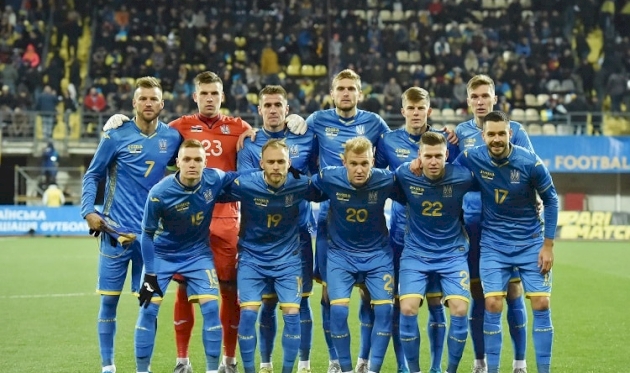 Сборная Украины, фото УАФ