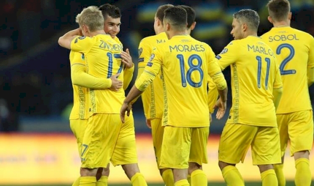 Сборная Украины, фото УАФ