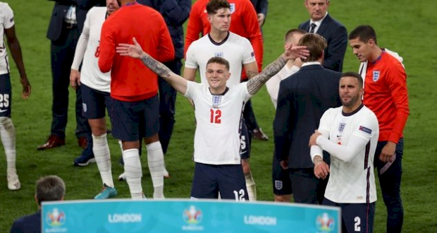 Футболисты сборной Англии после игры против Дании, Getty Images