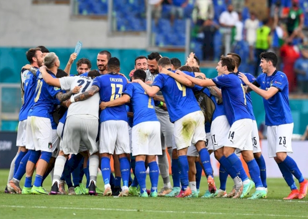 Игроки сборной Италии, getty images