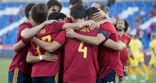 Испания - Литва, фото сборная Испании