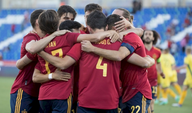 Испания - Литва, фото сборная Испании