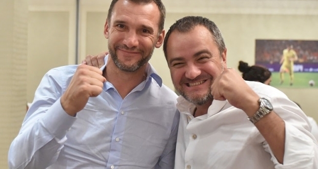 Шевченко и Павелко, фото УАФ