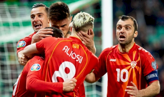 Игроки сборной Северной Македонии, Getty Images